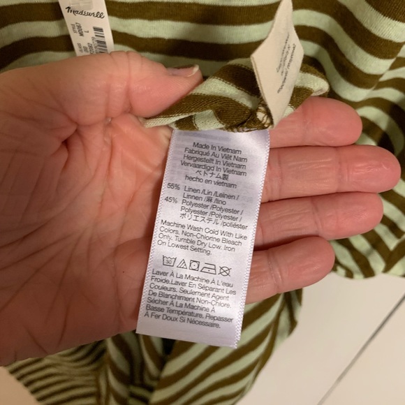 NEW MADEWELL LINEN TOP - Picture 3 of 4